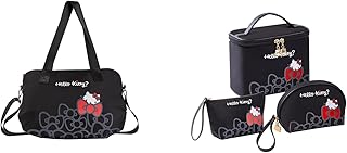 Large Waterproof Travel Makeup and Toiletry Bag Set