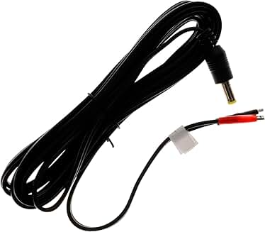 Durable Trail Camera Charging Cable, 10Ft, Black