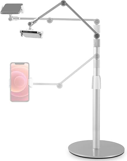 Adjustable Aluminum Stand for Phones and Tablets