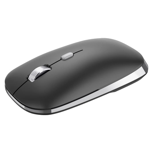 Bluetooth Mouse, Silent Mouse Wireless, Bluetooth 5.0/4.0 Portable Slim Wireless Mouse, Optical Cordless Mouse for Laptop, ipad, MacBook Pro / Air, Mac, PC, Tablet, Chromebook, Surface Pro