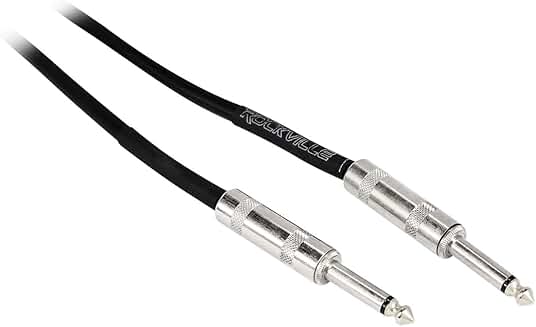 10ft 16 AWG Speaker Cable with 1/4" Connectors