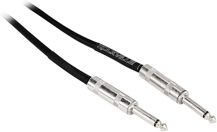 10ft 16 AWG Speaker Cable with 1/4" Connectors