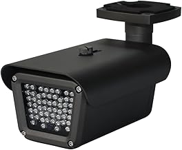 Indoor and outdoor infrared LED illuminator with 165 ft. IR range