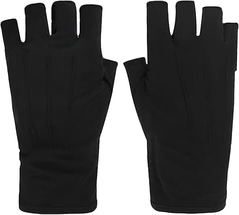 Lightweight Summer Fingerless UV Sun Gloves for Men and Women