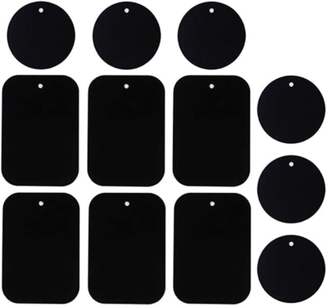 12 Metal Phone Mount Plates for Car Holders