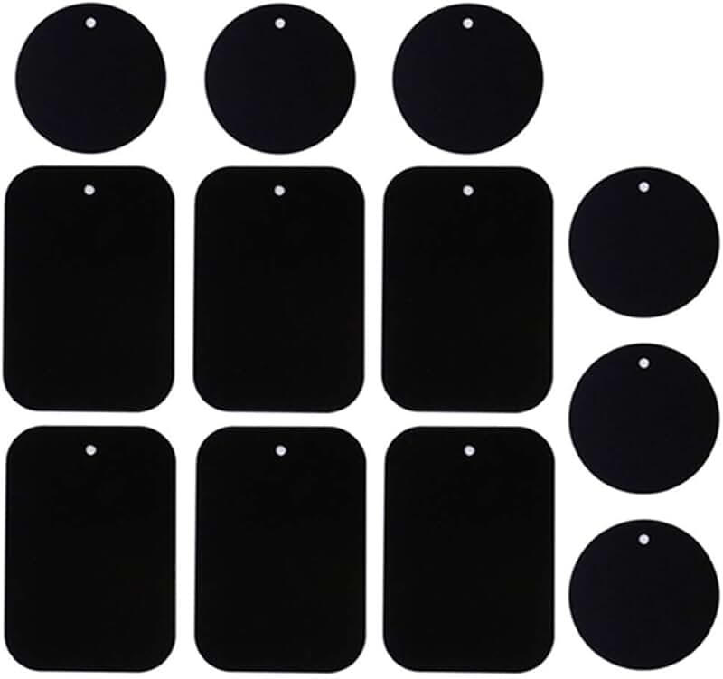 12 Metal Phone Mount Plates for Car Holders