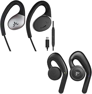 Lightning Wired Open-Ear Earbuds with Mic and Volume Control