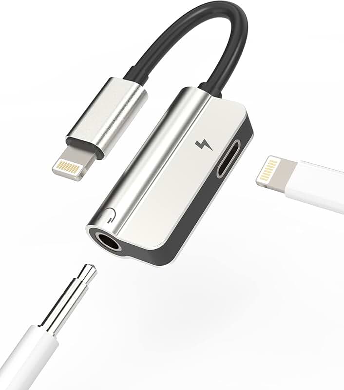 2-in-1 Lightning to 3.5mm Headphone Adapter