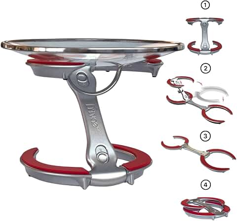 4-in-1 Lid and Pot Holder with Trivet and Cake Stand