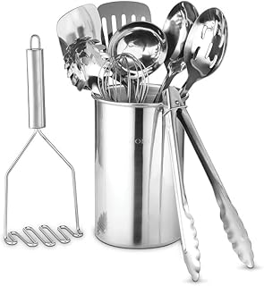 Premium 10-Piece Stainless Steel Kitchen Tool Set with Holder