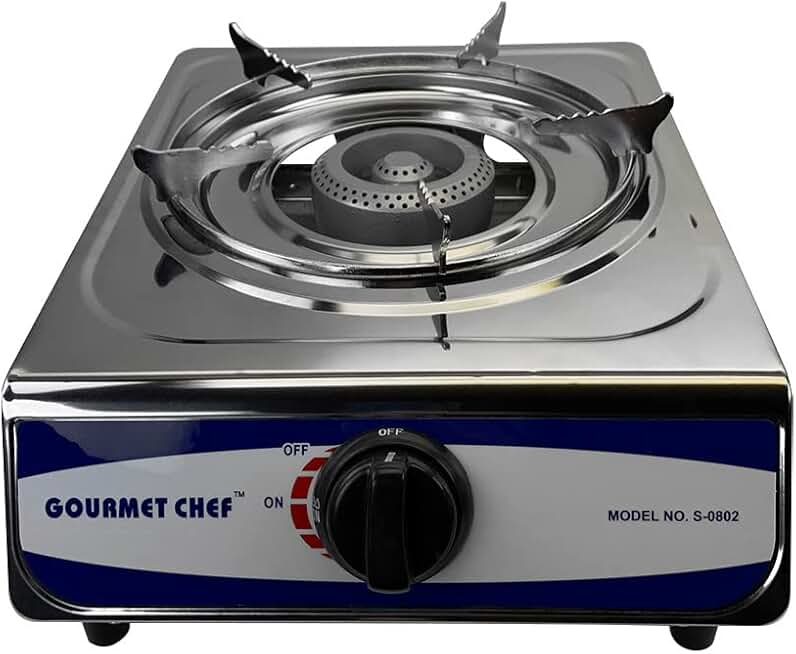 Portable 10,000 BTU Stainless Steel Propane Stove