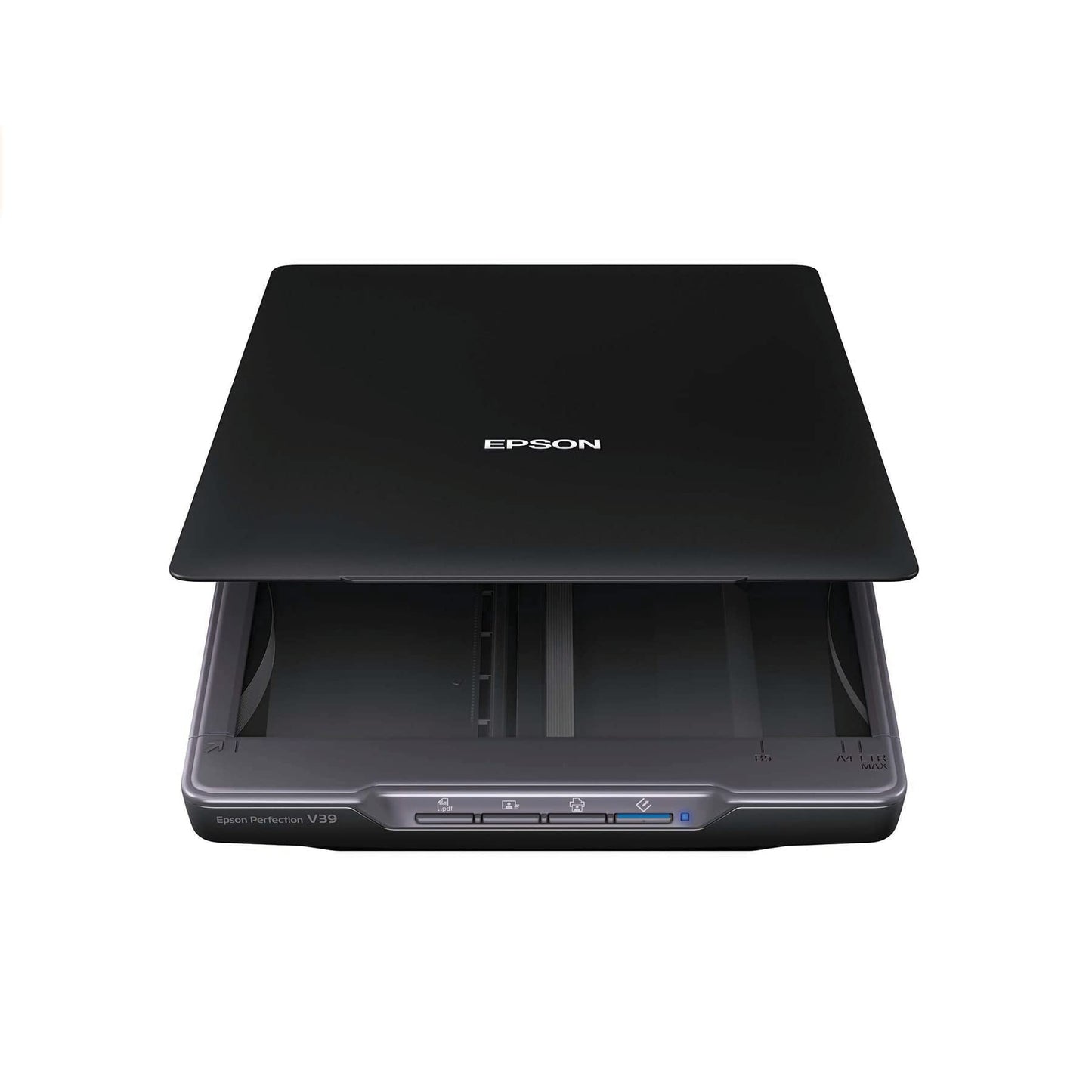 Perfection V39 Color Photo & Document Scanner with Scan-To-Cloud & 4800 Optical Resolution, Black