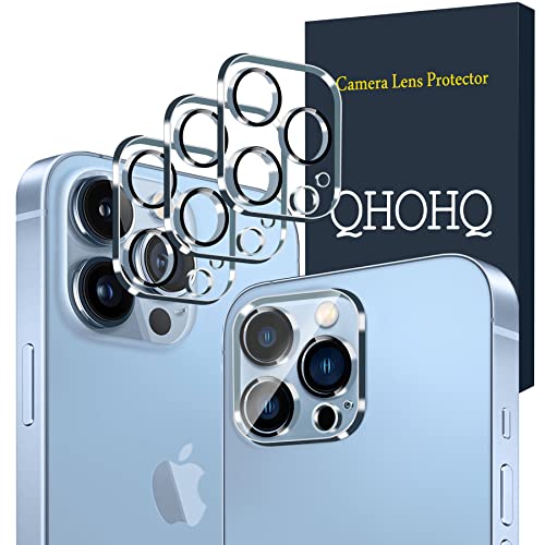 3 Pack Tempered Glass Camera Lens Protectors for iPhone 13 Pro and Pro Max
