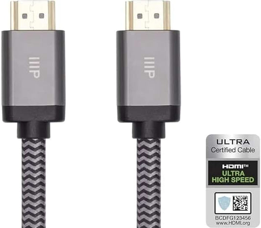 8K Ultra High Speed HDMI Cable, 25ft, Black
