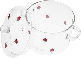 Glass Dual Handle Cooking Pot Lid for Soup and Stews