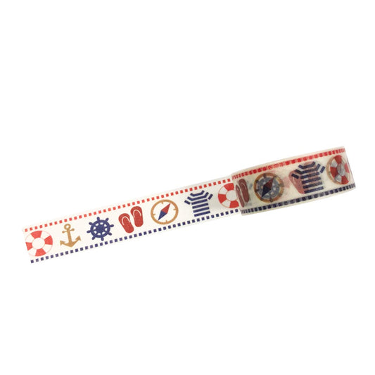 Colorful Nautical Washi Masking Tape