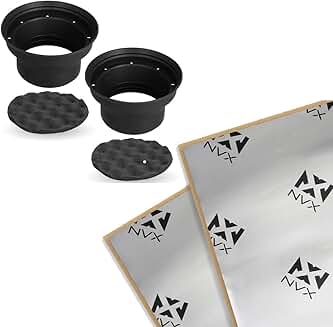 5.25-inch Speaker Baffle and Sound Deadening Kit