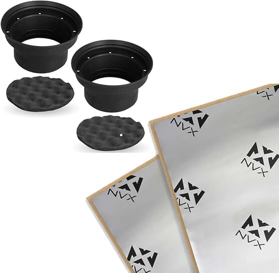 5.25-inch Speaker Baffle and Sound Deadening Kit