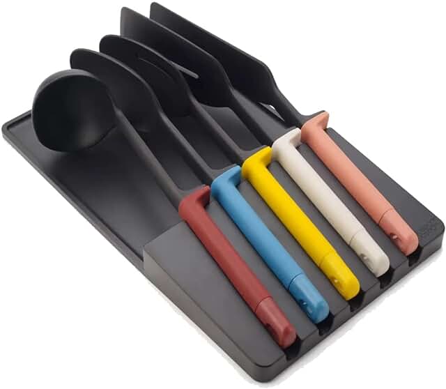 5-Piece Utensil Set with In-Drawer Storage Tray