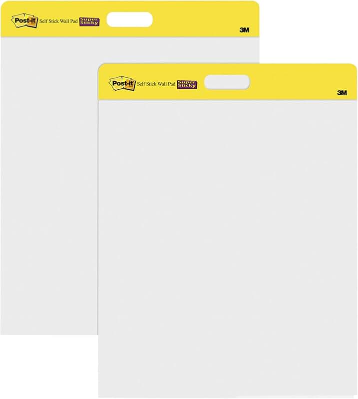 White 20x23 Inch Easel Pad with 20 Sheets