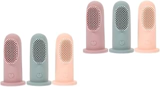 6-Pack Soft Silicone Finger Toothbrushes for Toddlers
