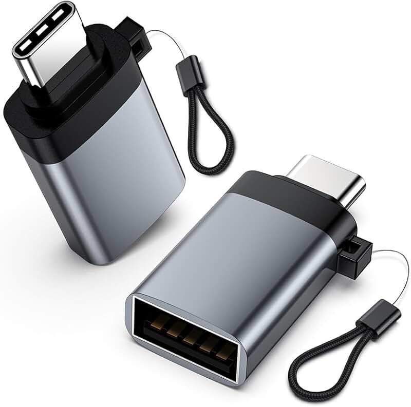 USB to USB C Adapter, 10Gbps, 2 Pack