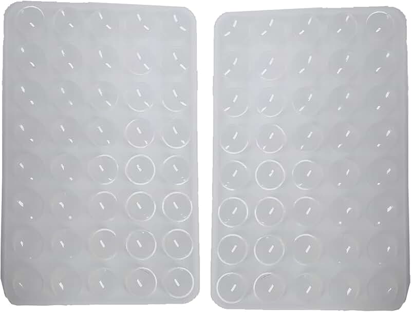 Double-Sided Silicone Phone Suction Cups, 2 Sets