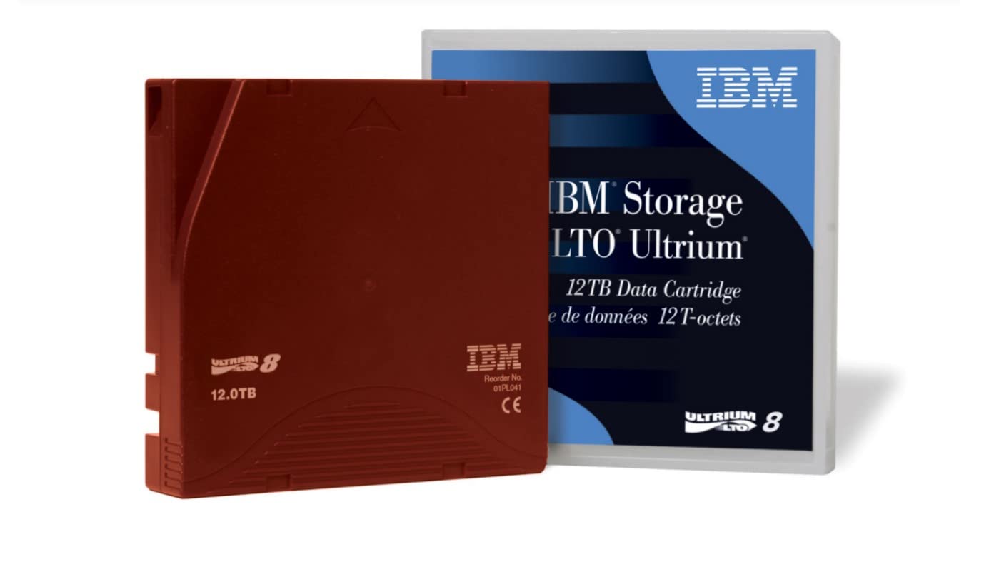 01PL041 LTO-8 Ultrium, 12TB/30TB, Part # 01PL041