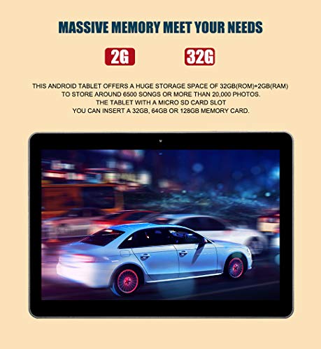 10 inch Tablet, Octa-Core Processor, Android 10, 2GB RAM 32GB ROM,1028x800 IPS Display, 2MP+5MP Cameras, Bluetooth 4.0, GPS, Google Play Tablet MT-1010OF