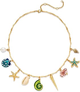 Two-Layer Seashell Starfish Necklace for Women