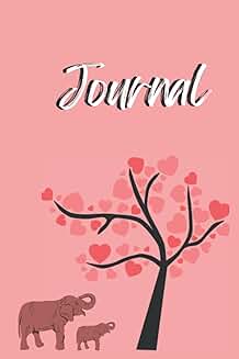 Colorful animal print journal with 120 blank pages