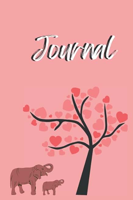 Colorful animal print journal with 120 blank pages