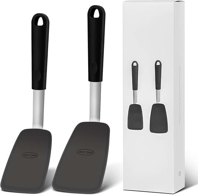 Flexible Silicone Spatula for Cooking and Flipping