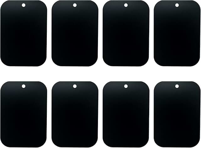 8 Pack Metal Plates for Magnetic Phone Mounts