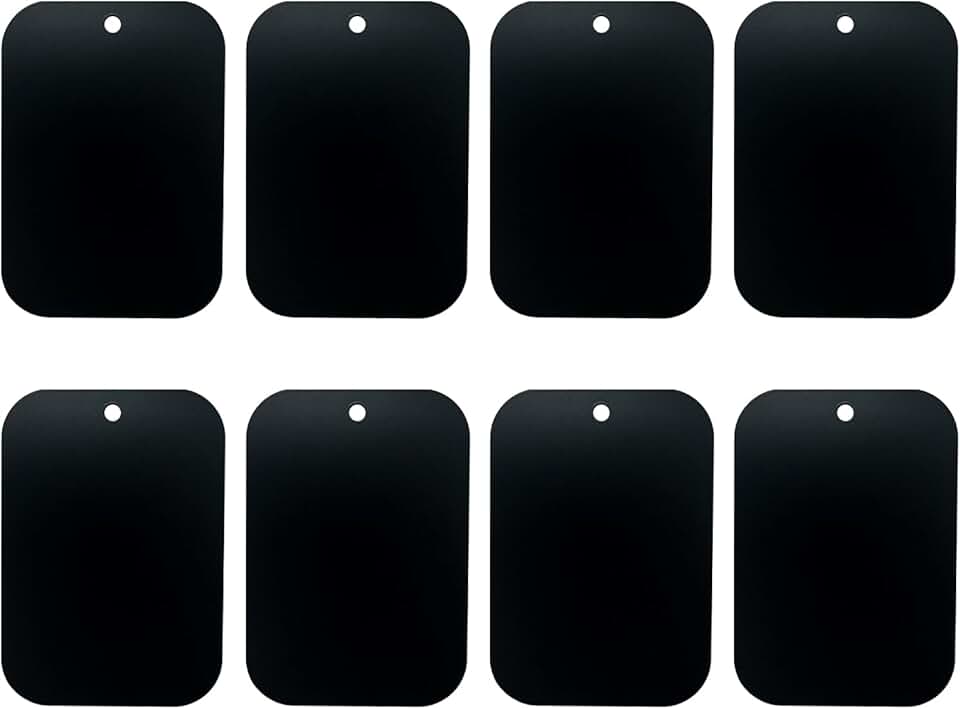 8 Pack Metal Plates for Magnetic Phone Mounts