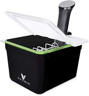 12 Quart Sous Vide Container with Lid, Rack, and Insulation Sleeve