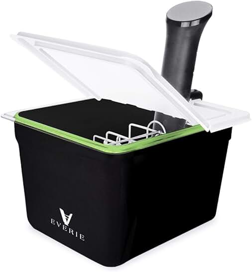 12 Quart Sous Vide Container with Lid, Rack, and Insulation Sleeve
