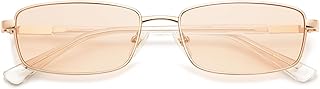 Retro Y2k Narrow Rectangle Sunglasses for Women and Men