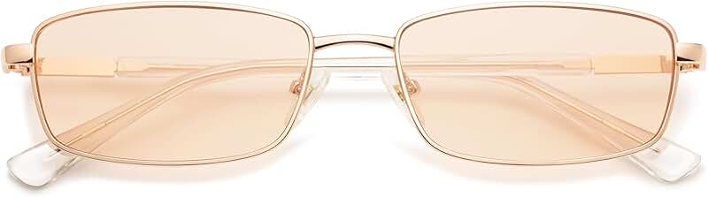 Retro Y2k Narrow Rectangle Sunglasses for Women and Men