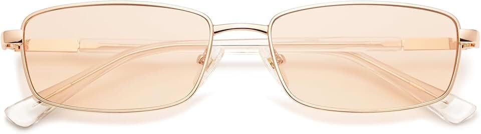 Retro Y2k Narrow Rectangle Sunglasses for Women and Men