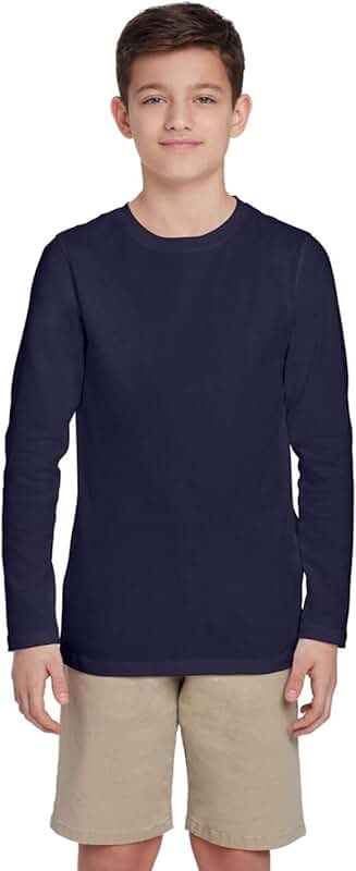 Long Sleeve Crewneck T-Shirt for Boys