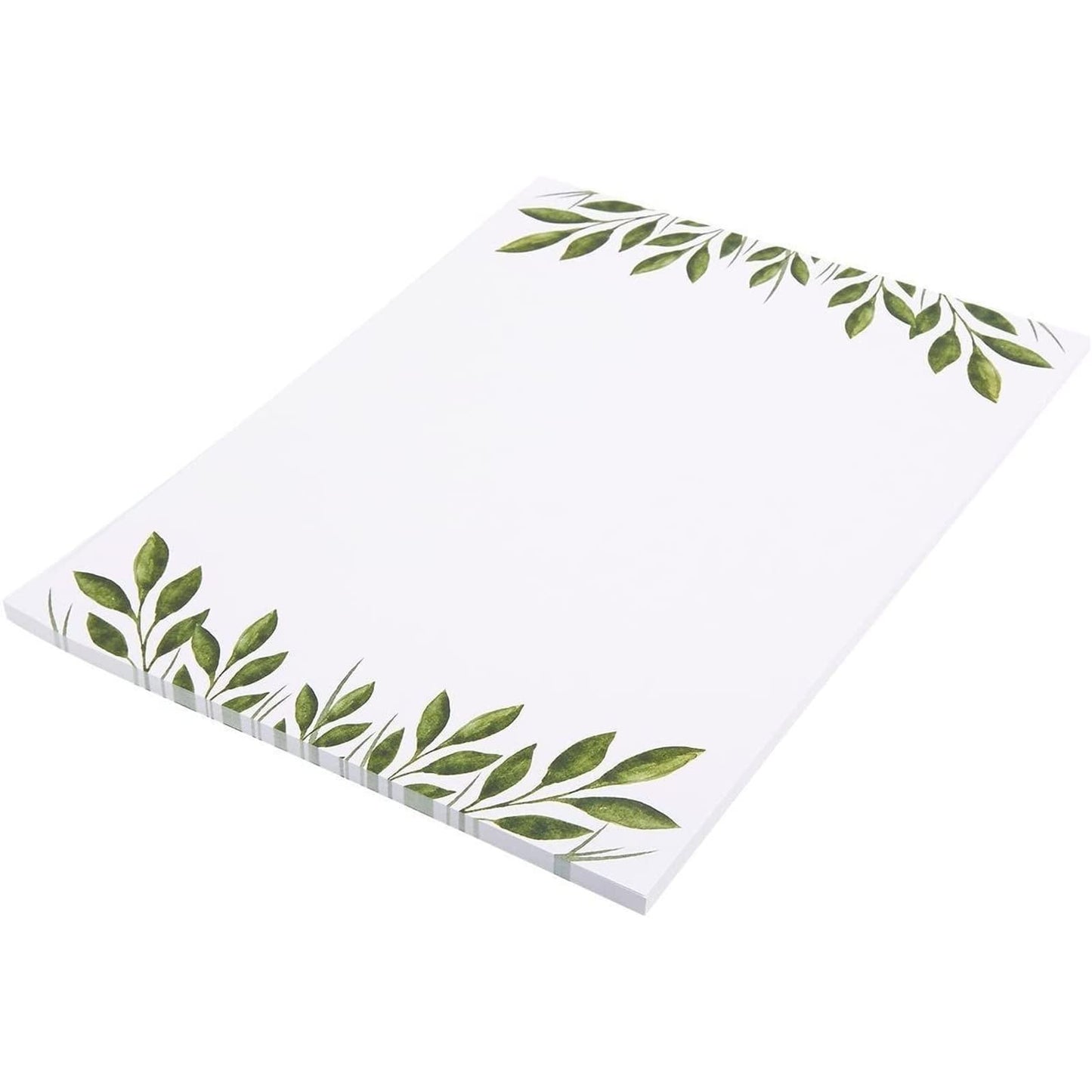 Leaf Design Stationery Paper Set, 8.5 x 11, 48 Sheets