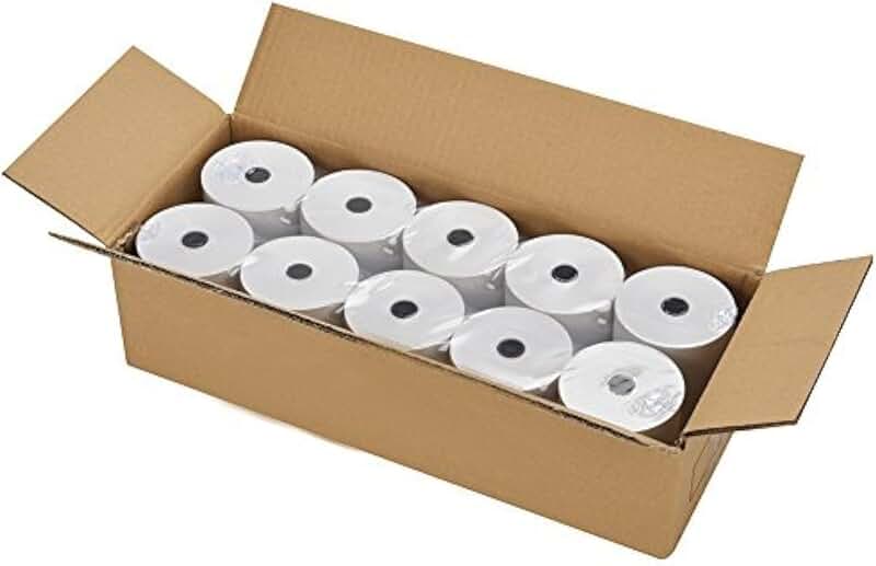 Thermal Receipt Paper Rolls, 3-1/8 x 230 ft, 10 rolls