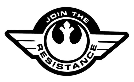 Join The Resistance Vinyl Sticker, 5.5 x 3 inches