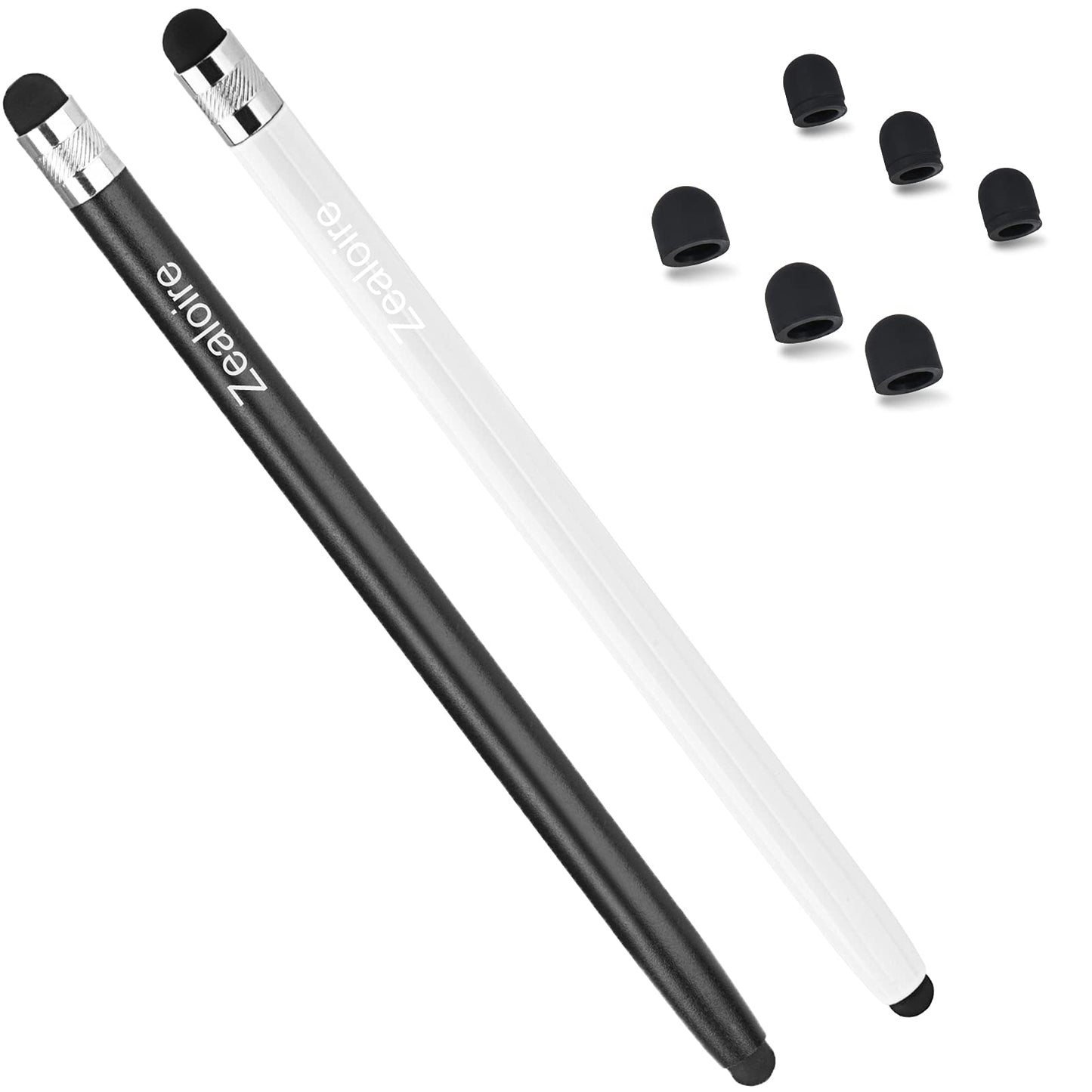 2-Pack Touchscreen Stylus Pens with Extra Tips