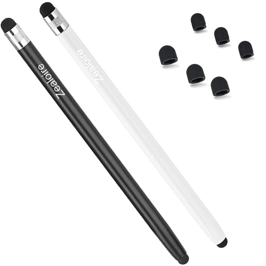 2-Pack Touchscreen Stylus Pens with Extra Tips