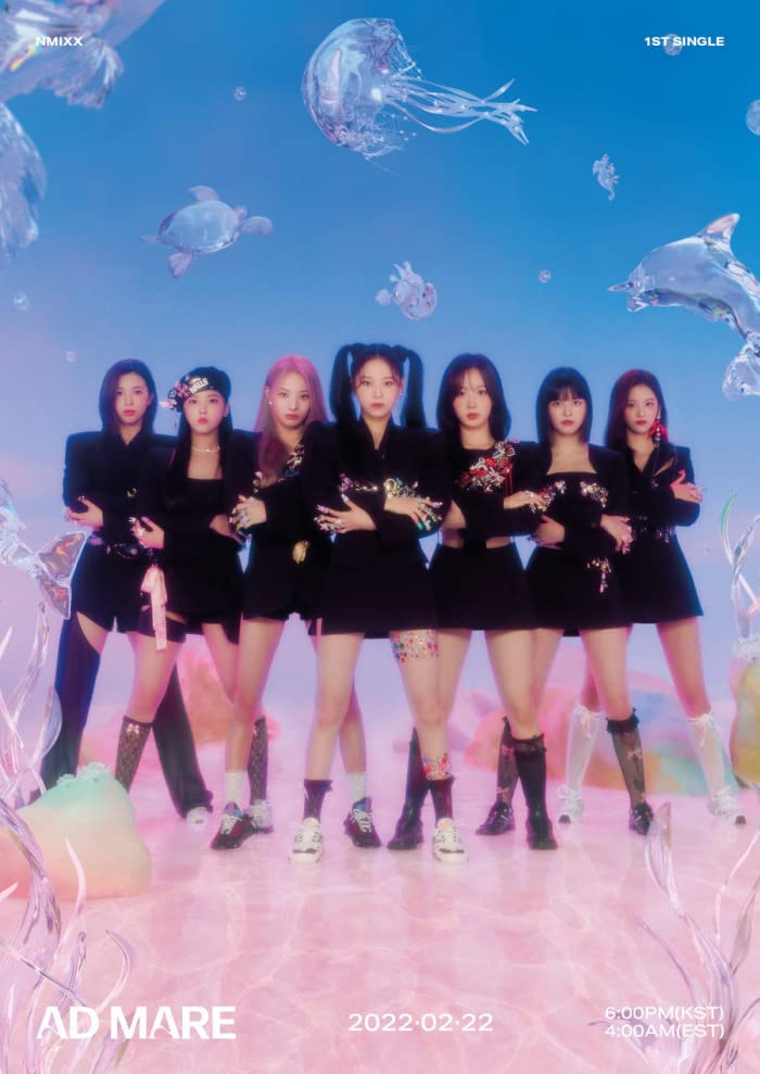 NMIXX AD MARE 1st Single Album Light Version CD+64p PhotoBook+1p PhotoCard+Tracking Kpop Sealed