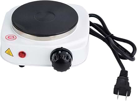 Electric Mini Stove with Cast Iron Heating Plate