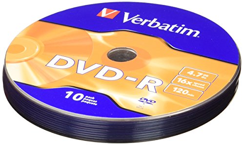 ,DVD-R 16X 4.7GB/120 Minute Disc 10 Pack Wrap