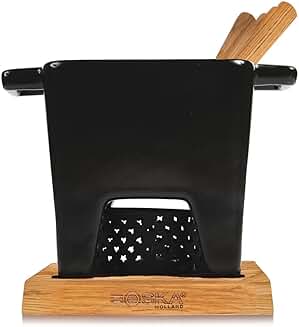 Tealight Tapas Fondue Set for Cheese or Chocolate